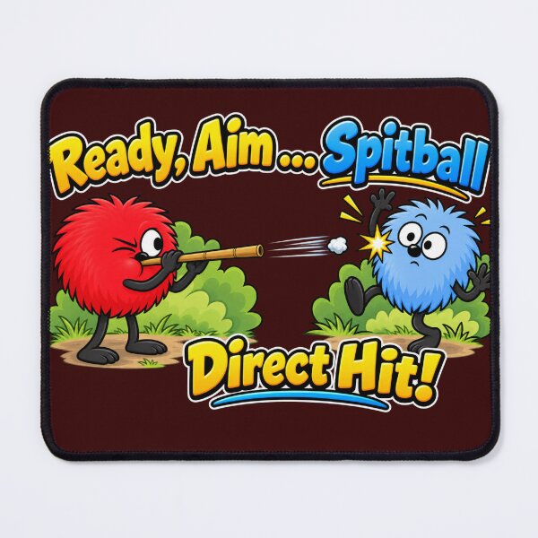 Item preview, Ready, Aim… Spitball – Direct Hit! Funny Prank T-Shirt designed and sold by TheThinglings.