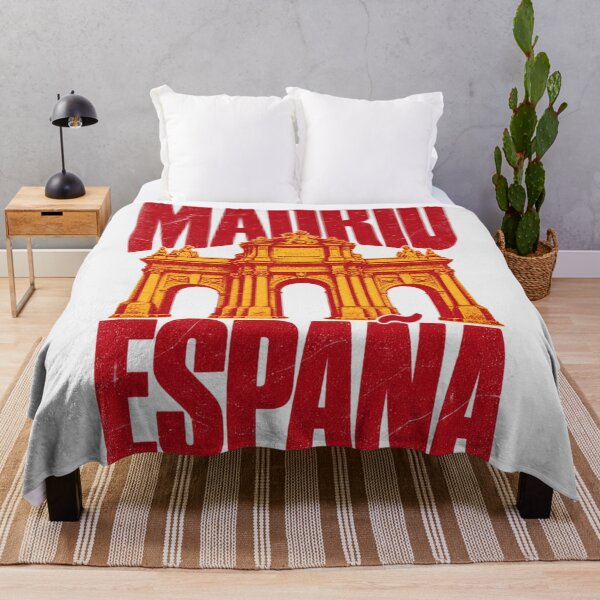 Item preview, Madrid Spain Puerta de Alcala Retro Distressed designed and sold by Yellowriversss.