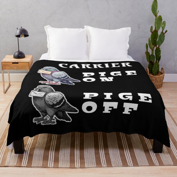 Item preview, Funny Bird Pun Inspirational Quote| CARRIER PIGEON PIGE-ON PIGE-OFF. designed and sold by Giulivo Store Graphic.