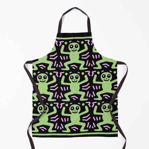 Item preview, Groovy Green Halloween Skeleton Dance Pattern designed and sold by NatArtSA.
