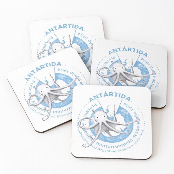 Item preview, Octopus Passport Stamp, Antarctica, Argentina, 1904 designed and sold by Srta  Margarita.