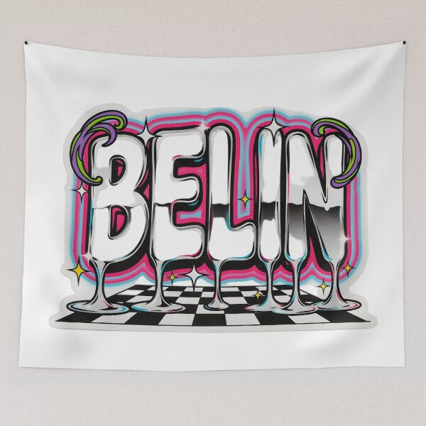 Item preview, Belin Italian Slang Retro Pop Art Typographic Design designed and sold by ManuMax93.