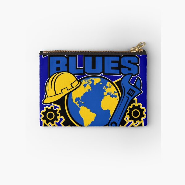 Artikelvorschau, Respektiert den Blues, wir halten die Welt am Laufen. Arbeiter. entworfen und verkauft von MirengLab.