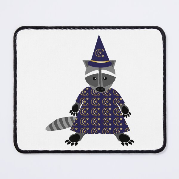 Item preview, Cute Halloween Wizard Raccoon designed and sold by naturegallery.