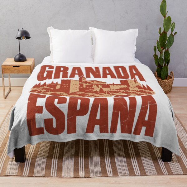 Item preview, Granada Spain Alhambra Palace Retro Distressed designed and sold by Yellowriversss.