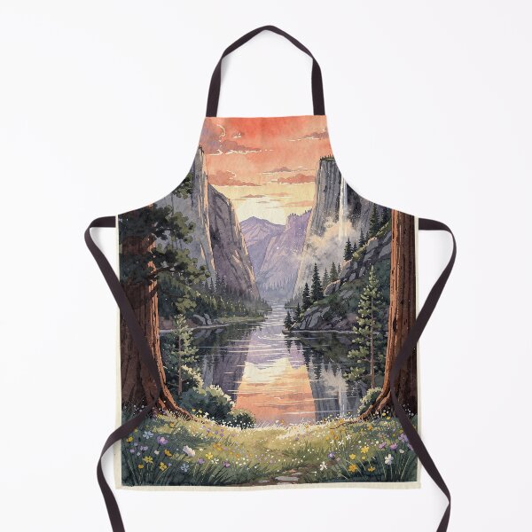 Item preview, Kings Canyon National Park California Vintage Watercolor Travel designed and sold by Teelogic.