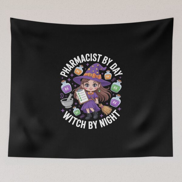 Item preview, Pharmacist by Day Witch by Night  designed and sold by jkrphoto.