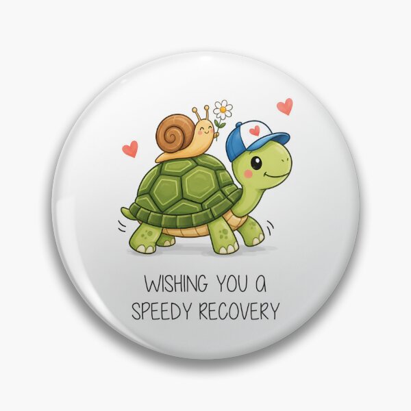 Item preview, Funny Get Well Soon Card | Wishing You A Speedy Recovery | Tortoise Card designed and sold by Aesthetic-Avenue.