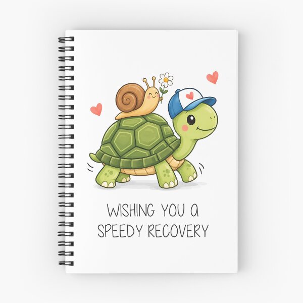 Item preview, Funny Get Well Soon Card | Wishing You A Speedy Recovery | Tortoise Card designed and sold by Aesthetic-Avenue.