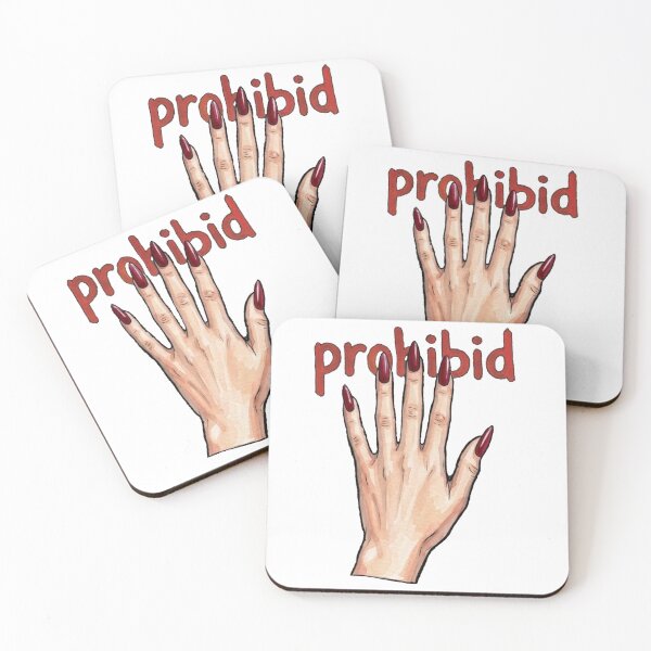 Item preview, Arte de mano gótica prohibida con uñas de aguja rojas designed and sold by MaRCAStro.