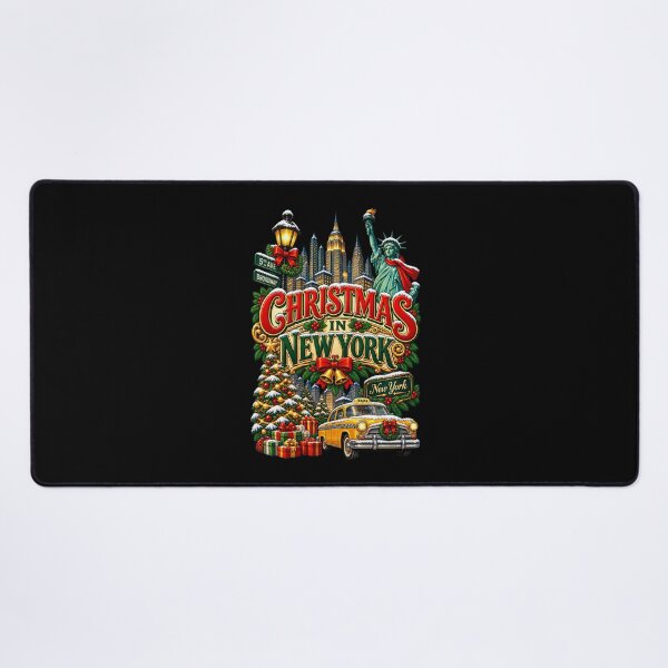 Item preview, Vintage Christmas in New York designed and sold by RockitBaby.