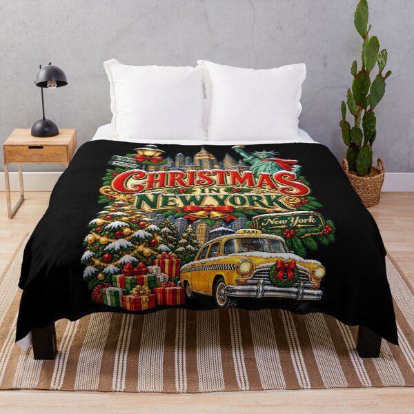 Item preview, Vintage Christmas in New York designed and sold by RockitBaby.