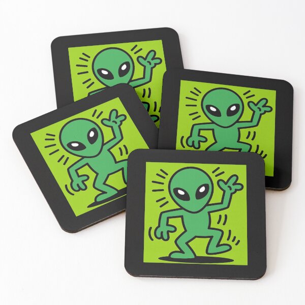 Item preview, Groovy Green Alien Dance designed and sold by NatArtSA.