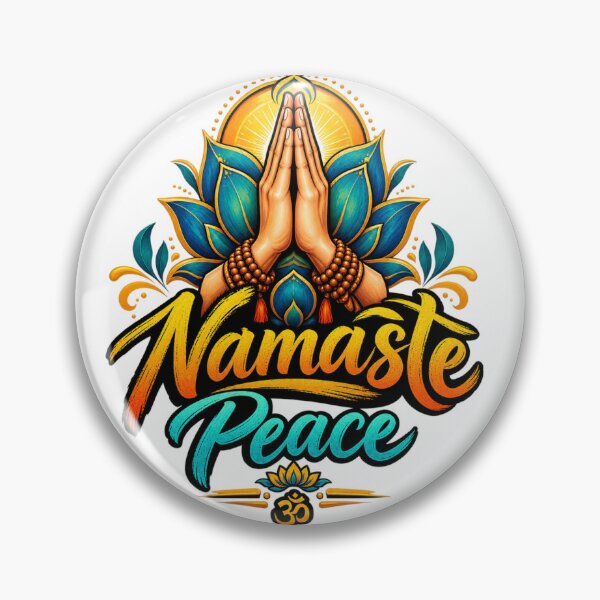 Item preview, Namaste Peace Spiritual Lotus designed and sold by Design Sounds Studio.