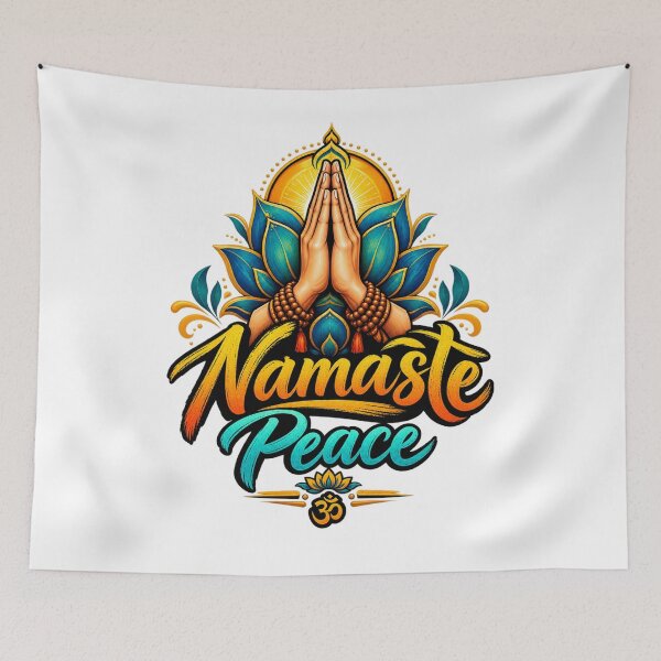 Item preview, Namaste Peace Spiritual Lotus designed and sold by Design Sounds Studio.