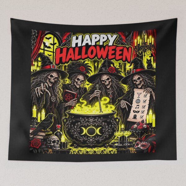 Item preview, Witches & Neon Happy Halloween designed and sold by DesignsByPrnces.