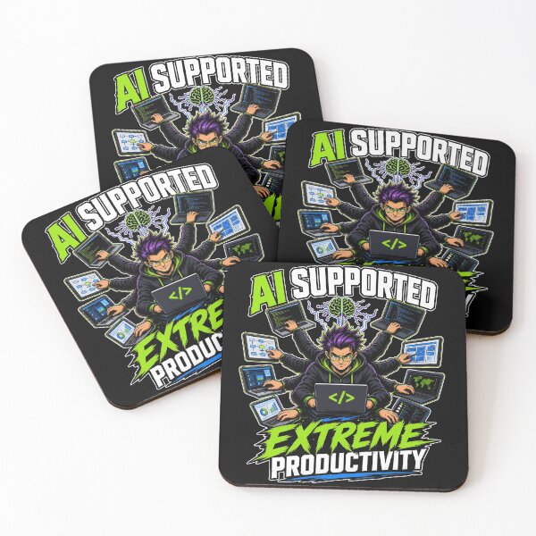 Item preview, AI Supported Extreme Productivity Multitasking Programmer Developer designed and sold by MirengLab.