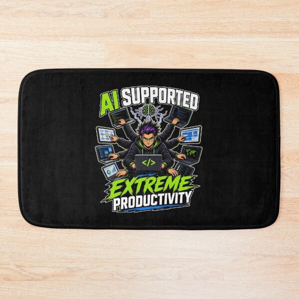 Item preview, AI Supported Extreme Productivity Multitasking Programmer Developer designed and sold by MirengLab.