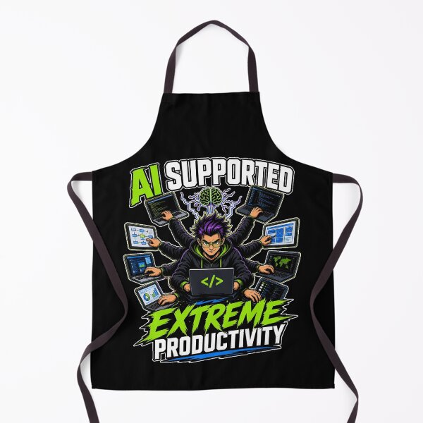 Item preview, AI Supported Extreme Productivity Multitasking Programmer Developer designed and sold by MirengLab.