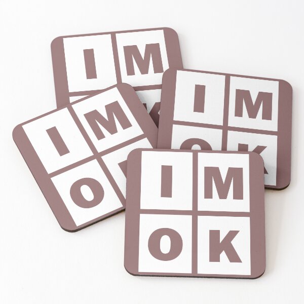 Item preview, I'm OK Okay Funny Status Update designed and sold by Rob's Graphics.