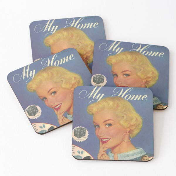 Item preview, Woman And Home Magazine Cover Vintage Girls Ladies Women Wall Art Poster Print Tee Cushion Mug Shirt designed and sold by Cool Robot Bro..