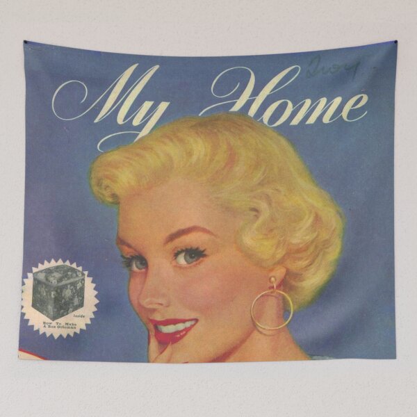 Item preview, Woman And Home Magazine Cover Vintage Girls Ladies Women Wall Art Poster Print Tee Cushion Mug Shirt designed and sold by Cool Robot Bro..
