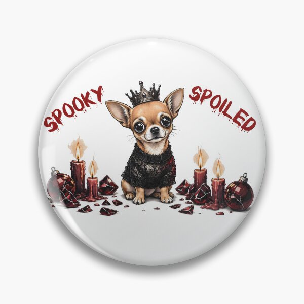 Item preview, Spooky Spoiled Gothic Chihuahua Princess Christmas designed and sold by CraftyValley.