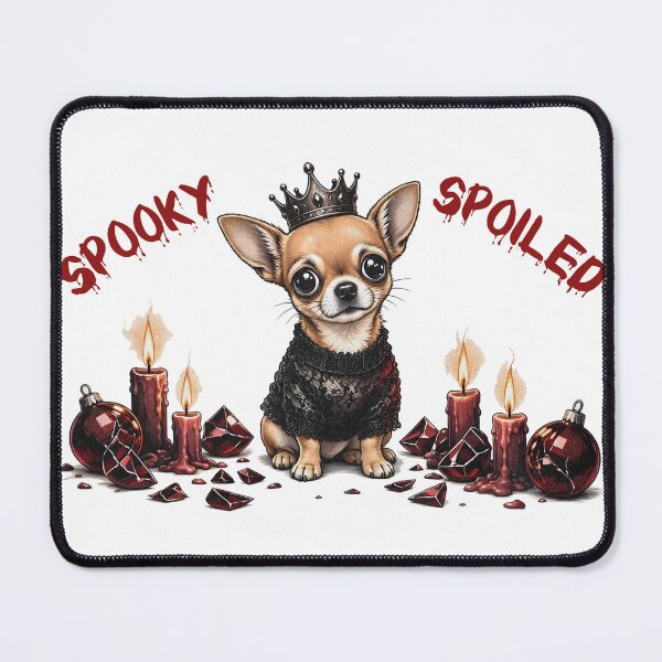 Item preview, Spooky Spoiled Gothic Chihuahua Princess Christmas designed and sold by CraftyValley.