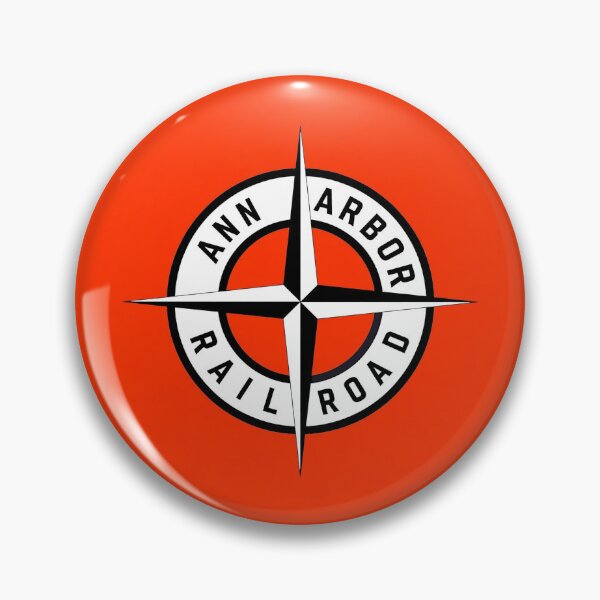 Item preview, Ann Arbor Railroad Compass Logo designed and sold by Trains-and-Rail.