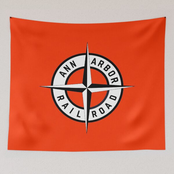 Item preview, Ann Arbor Railroad Compass Logo designed and sold by Trains-and-Rail.