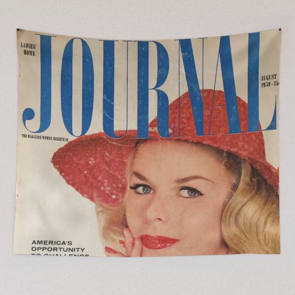 Item preview, Ladies Journal Magazine Cover Vintage Girls Ladies Women Wall Art Poster Print Tee Cushion Mug Shirt designed and sold by Cool Robot Bro..