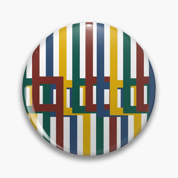 Item preview, Vertical Interlocking Spectrum Grid Geometric Pattern designed and sold by LensDyn™.