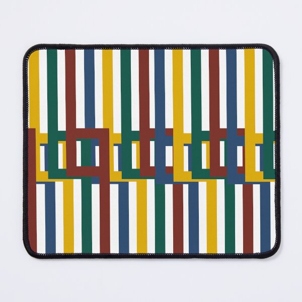 Item preview, Vertical Interlocking Spectrum Grid Geometric Pattern designed and sold by LensDyn™.