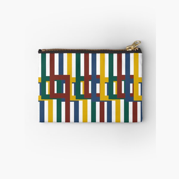 Item preview, Vertical Interlocking Spectrum Grid Geometric Pattern designed and sold by LensDyn™.