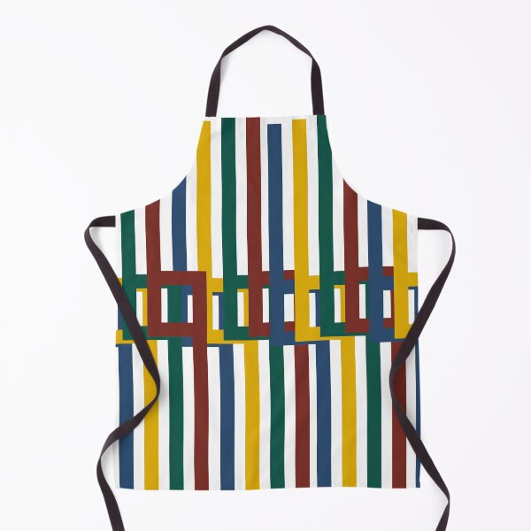 Item preview, Vertical Interlocking Spectrum Grid Geometric Pattern designed and sold by LensDyn™.