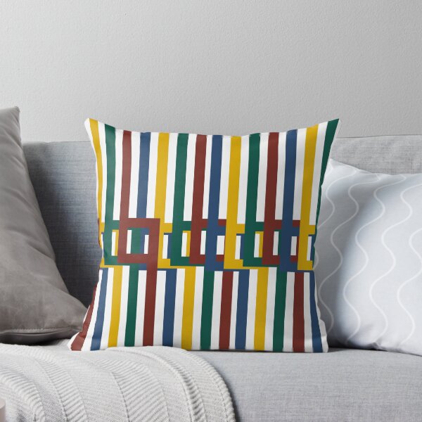 Item preview, Vertical Interlocking Spectrum Grid Geometric Pattern designed and sold by LensDyn™.