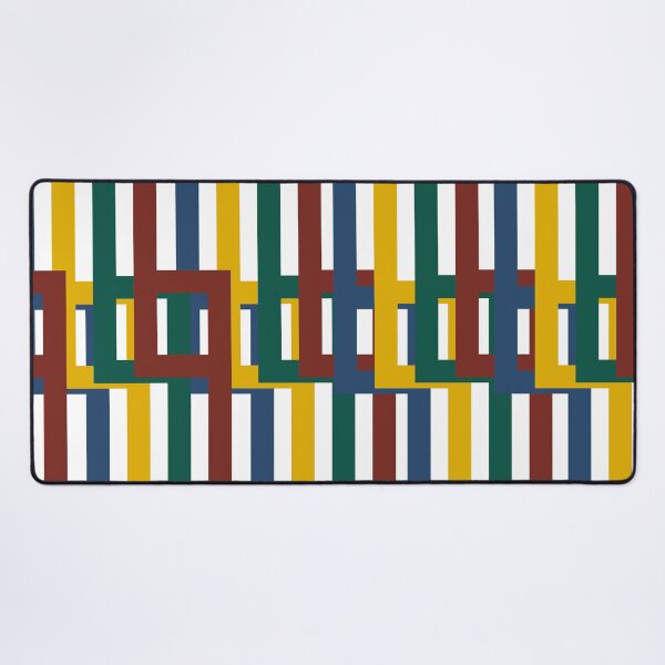 Item preview, Vertical Interlocking Spectrum Grid Geometric Pattern designed and sold by LensDyn™.