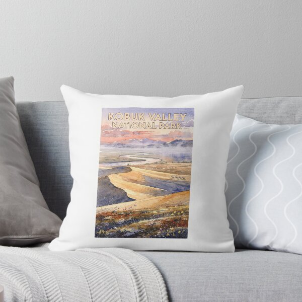 Item preview, Kobuk Valley National Park Alaska Vintage Watercolor Travel designed and sold by Teelogic.