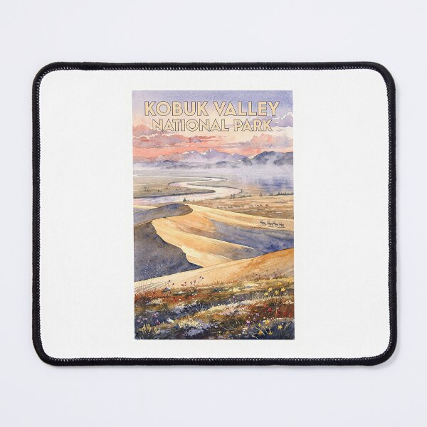 Item preview, Kobuk Valley National Park Alaska Vintage Watercolor Travel designed and sold by Teelogic.