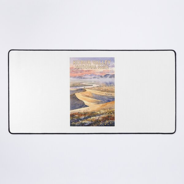 Item preview, Kobuk Valley National Park Alaska Vintage Watercolor Travel designed and sold by Teelogic.