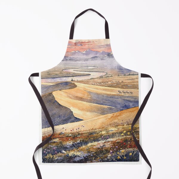 Item preview, Kobuk Valley National Park Alaska Vintage Watercolor Travel designed and sold by Teelogic.