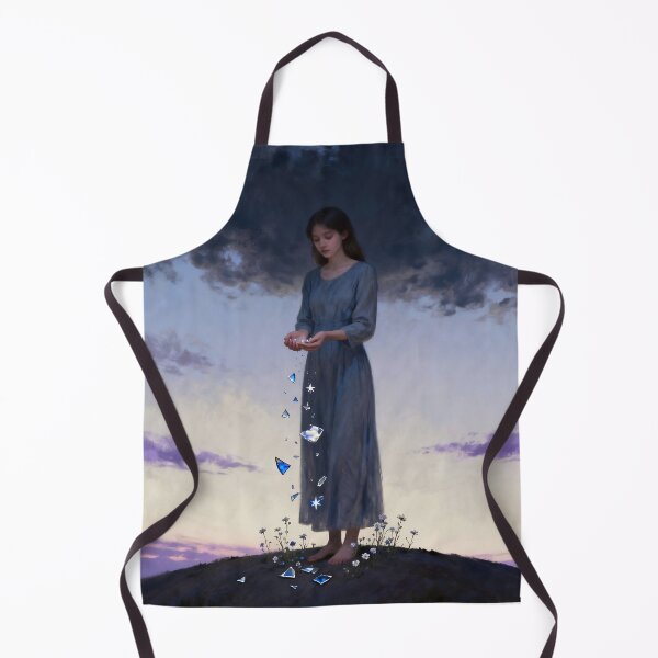 Item preview, Beauty in Brokenness Art Print | Woman Holding Sky Fragments | Healing & Acceptance Wall Art designed and sold by stylishdzign.