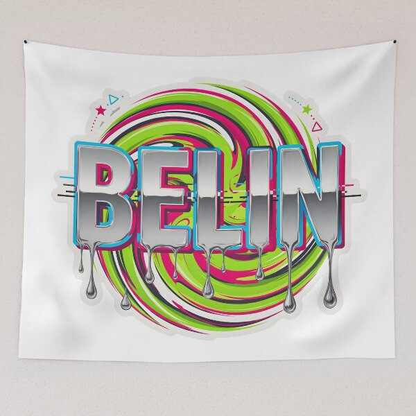 Item preview, Belin Italian Dialect Swirl Graphic designed and sold by ManuMax93.