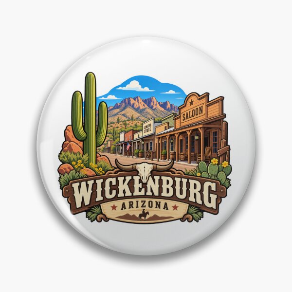 Item preview, Wickenburg, Arizona - Western Desert Town designed and sold by Myra365Art.