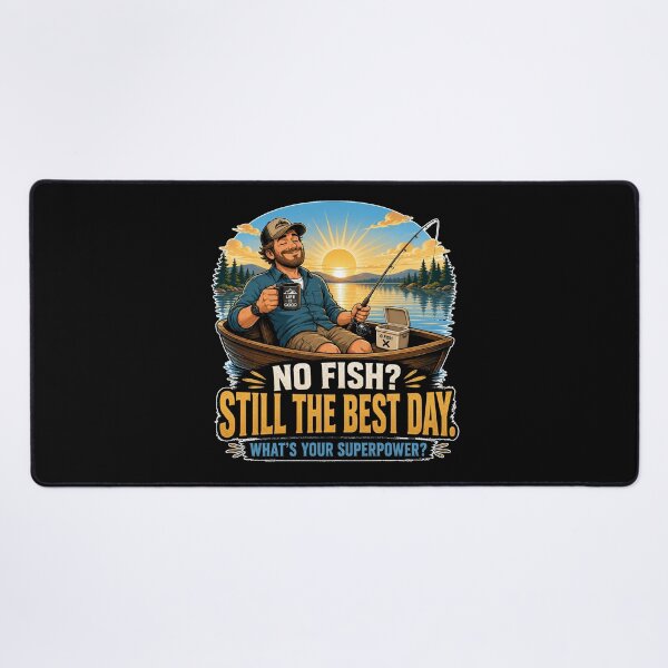 Item preview, No Fish Still The Best Day Funny Fisherman Boat Morning Fishing designed and sold by MirengLab.