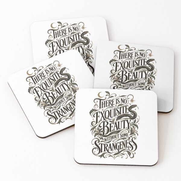 Item preview, There is no exquisite beauty without some strangeness - Edgar Allan Poe quote designed and sold by Darkacademian - Aesthetic.