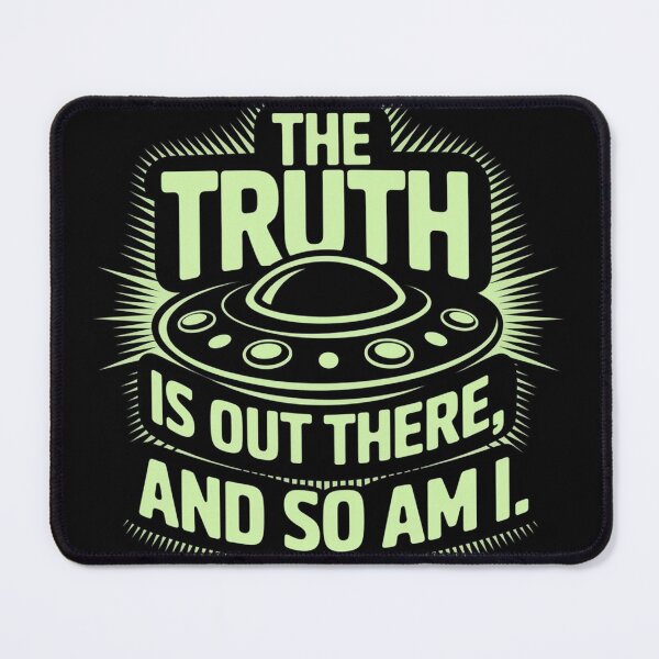 Item preview, The Truth Is Out There UFO Alien Retro Design designed and sold by NatArtSA.