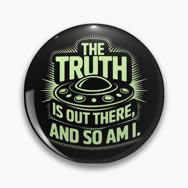 Item preview, The Truth Is Out There UFO Alien Retro Design designed and sold by NatArtSA.