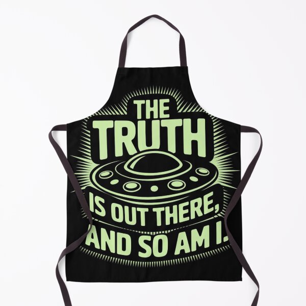 Item preview, The Truth Is Out There UFO Alien Retro Design designed and sold by NatArtSA.