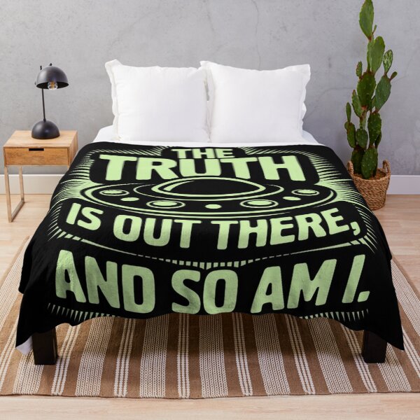 Item preview, The Truth Is Out There UFO Alien Retro Design designed and sold by NatArtSA.
